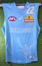 Load image into Gallery viewer, Western Bulldogs Training Guernsey (2020) - Blue &amp; Black (AFL)
