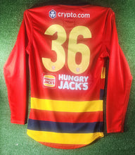 Load image into Gallery viewer, 2023 Adelaide Crows SANFL Red Long Sleeve Guernseys
