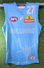Load image into Gallery viewer, Western Bulldogs Training Guernsey (2020) - Blue &amp; Black (AFL)
