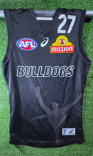Load image into Gallery viewer, Western Bulldogs Training Guernsey (2020) - Blue &amp; Black (AFL)
