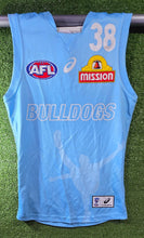 Load image into Gallery viewer, Western Bulldogs Training Guernsey (2020) - Blue &amp; Black (AFL)
