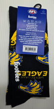 Load image into Gallery viewer, West Coast Eagles Foot.ie socks (AFL Licensed)
