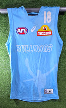 Load image into Gallery viewer, Western Bulldogs Training Guernsey (2020) - Blue &amp; Black (AFL)
