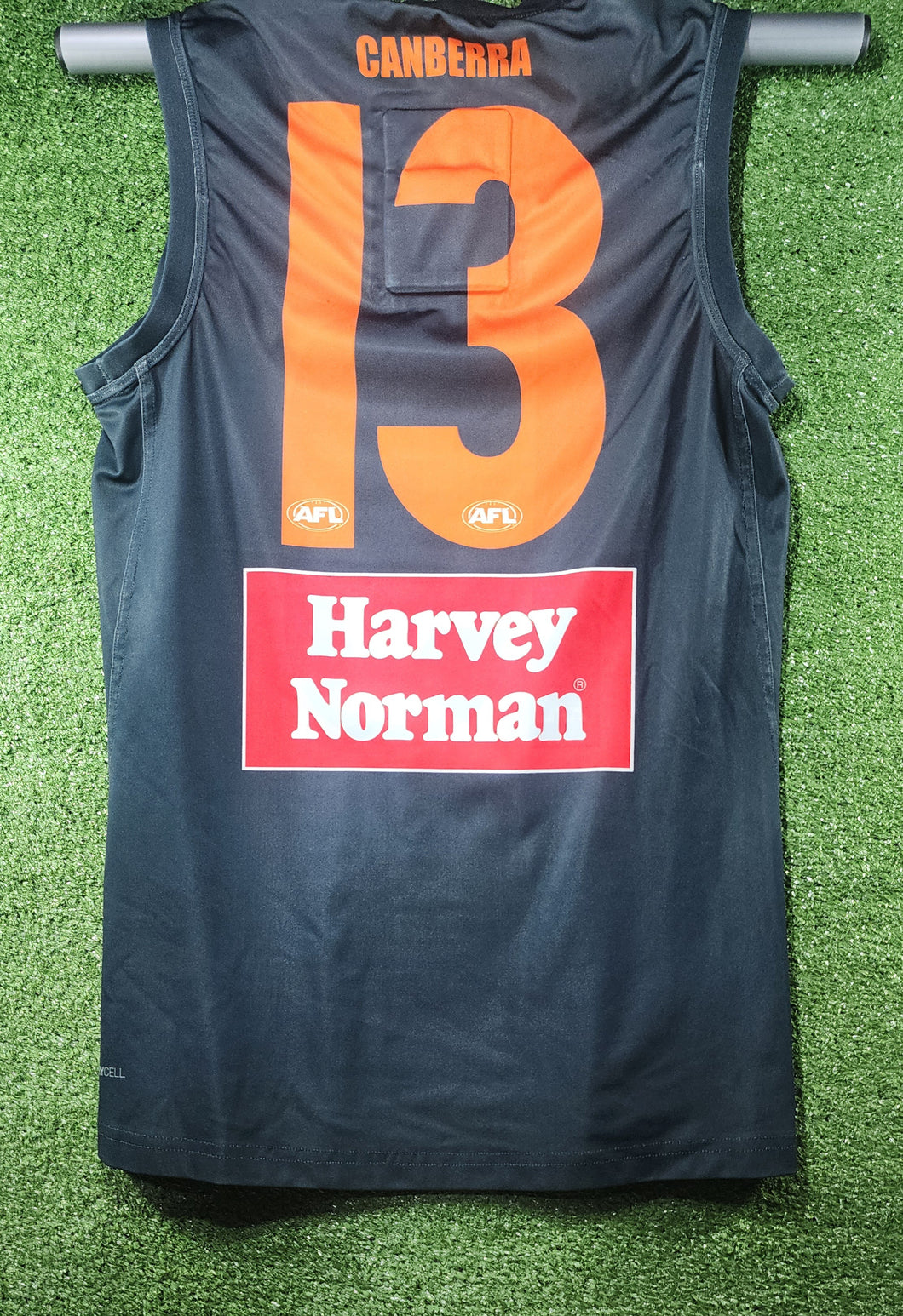 2023 GWS Giants Trainers (Short Sleeves) - Orange + Charcoal