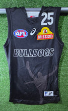 Load image into Gallery viewer, Western Bulldogs Training Guernsey (2020) - Blue &amp; Black (AFL)
