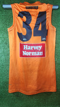 Load image into Gallery viewer, 2023 GWS Giants Trainers (Short Sleeves) - Orange + White
