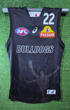 Load image into Gallery viewer, Western Bulldogs Training Guernsey (2020) - Blue &amp; Black (AFL)
