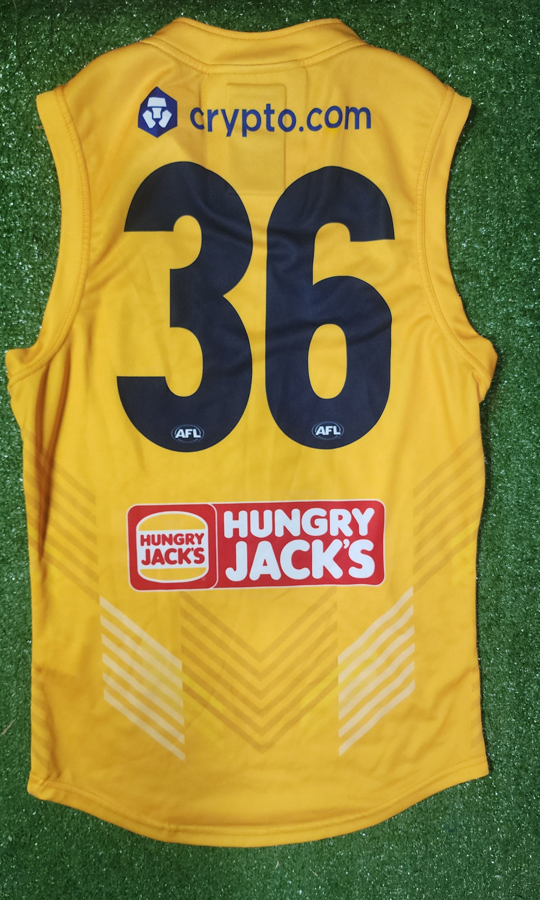 2023 Adelaide Crows Training Worn Guernseys (YELLOW)