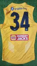 Load image into Gallery viewer, 2023 Adelaide Crows Training Worn Guernseys (YELLOW)
