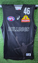 Load image into Gallery viewer, Western Bulldogs Training Guernsey (2020) - Blue &amp; Black (AFL)
