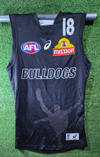 Load image into Gallery viewer, Western Bulldogs Training Guernsey (2020) - Blue &amp; Black (AFL)
