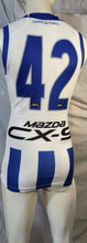 Load image into Gallery viewer, 2018 North Melbourne Kangaroos AFL CLASH Player Issue Guernsey
