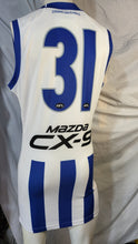 Load image into Gallery viewer, 2018 North Melbourne Kangaroos AFL CLASH Player Issue Guernsey
