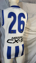 Load image into Gallery viewer, 2018 North Melbourne Kangaroos AFL CLASH Player Issue Guernsey
