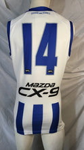 Load image into Gallery viewer, 2018 North Melbourne Kangaroos AFL CLASH Player Issue Guernsey
