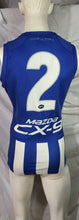 Load image into Gallery viewer, 2018 North Melbourne Kangaroos AFL HOME Player Issue Guernsey
