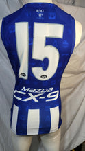 Load image into Gallery viewer, 2019 North Melbourne Kangaroos AFL HOME Player Issue Guernsey
