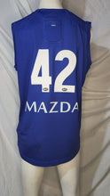 Load image into Gallery viewer, 2020 North Melbourne Kangaroos AFL TRAINING Player Issue Guernsey BLUE
