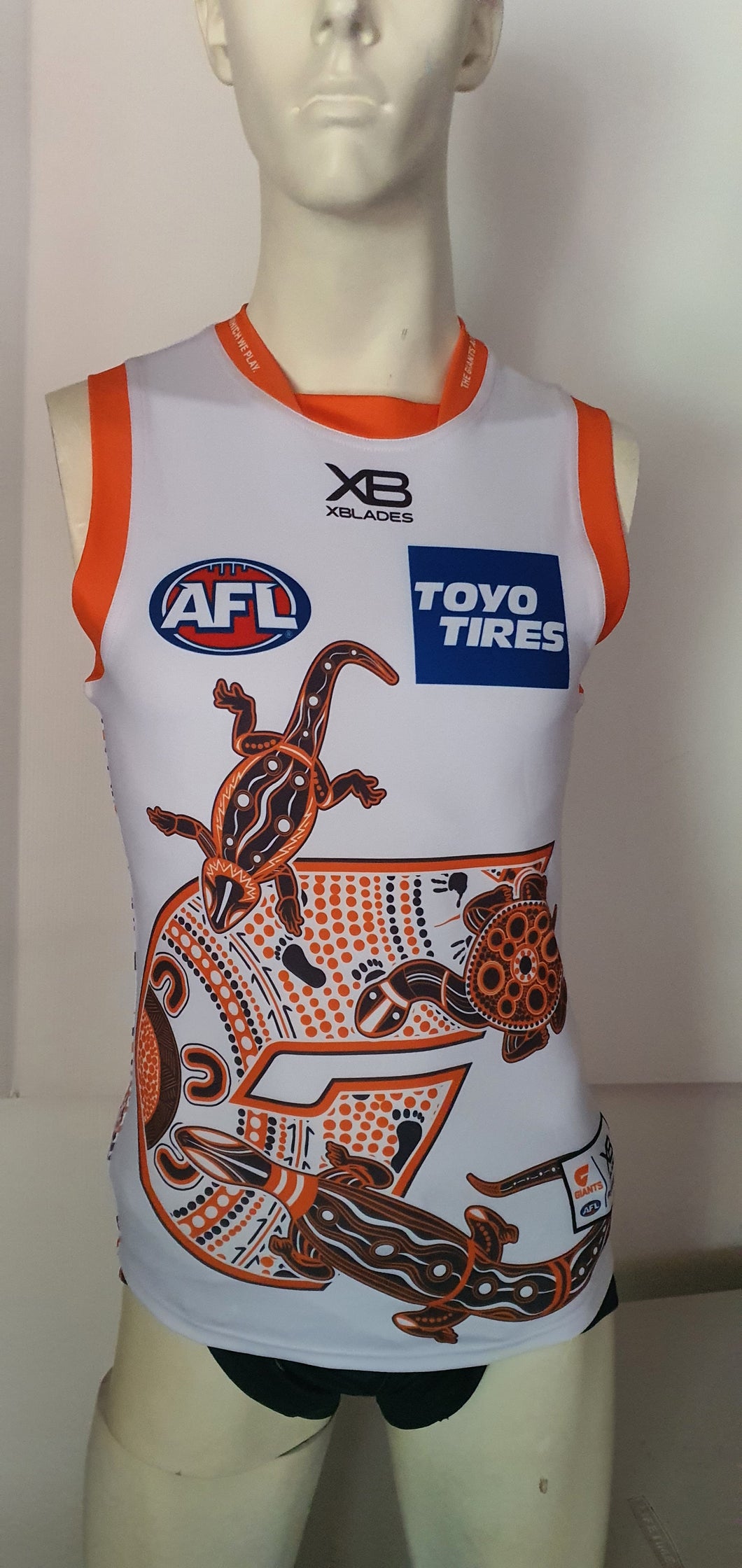 2020 GWS Giants AFL INDIGENOUS Player Issue Guernsey