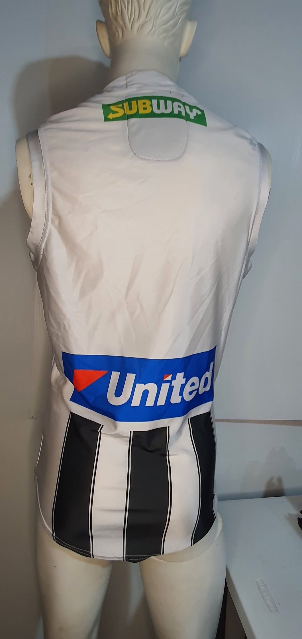 2018 Collingwood Magpies VFL AWAY Player Issue Guernsey