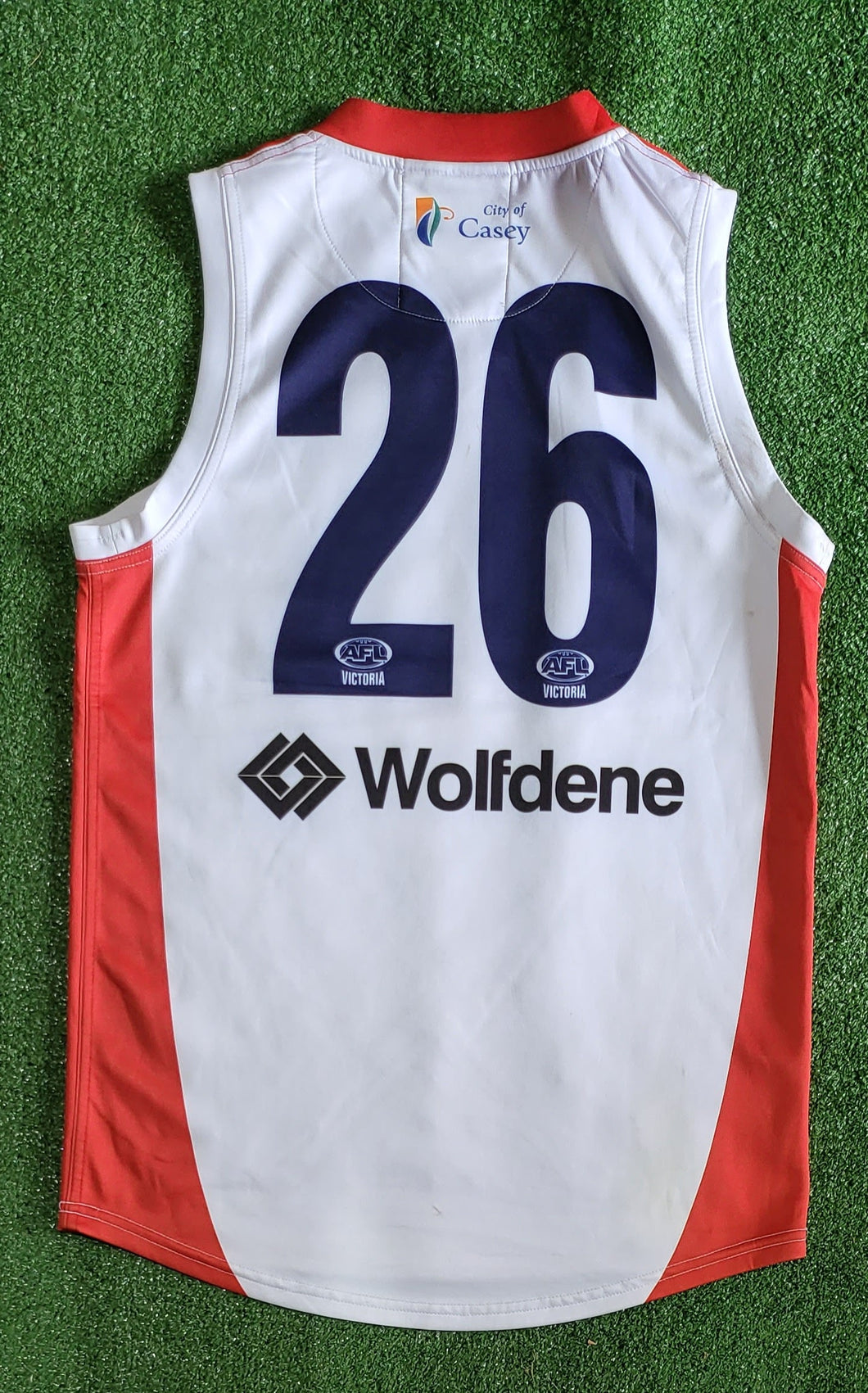 2017 Casey Demons VFL AWAY Player Issue Guernsey