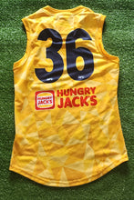 Load image into Gallery viewer, 2022 Adelaide Crows  Yellow Training Guernseys
