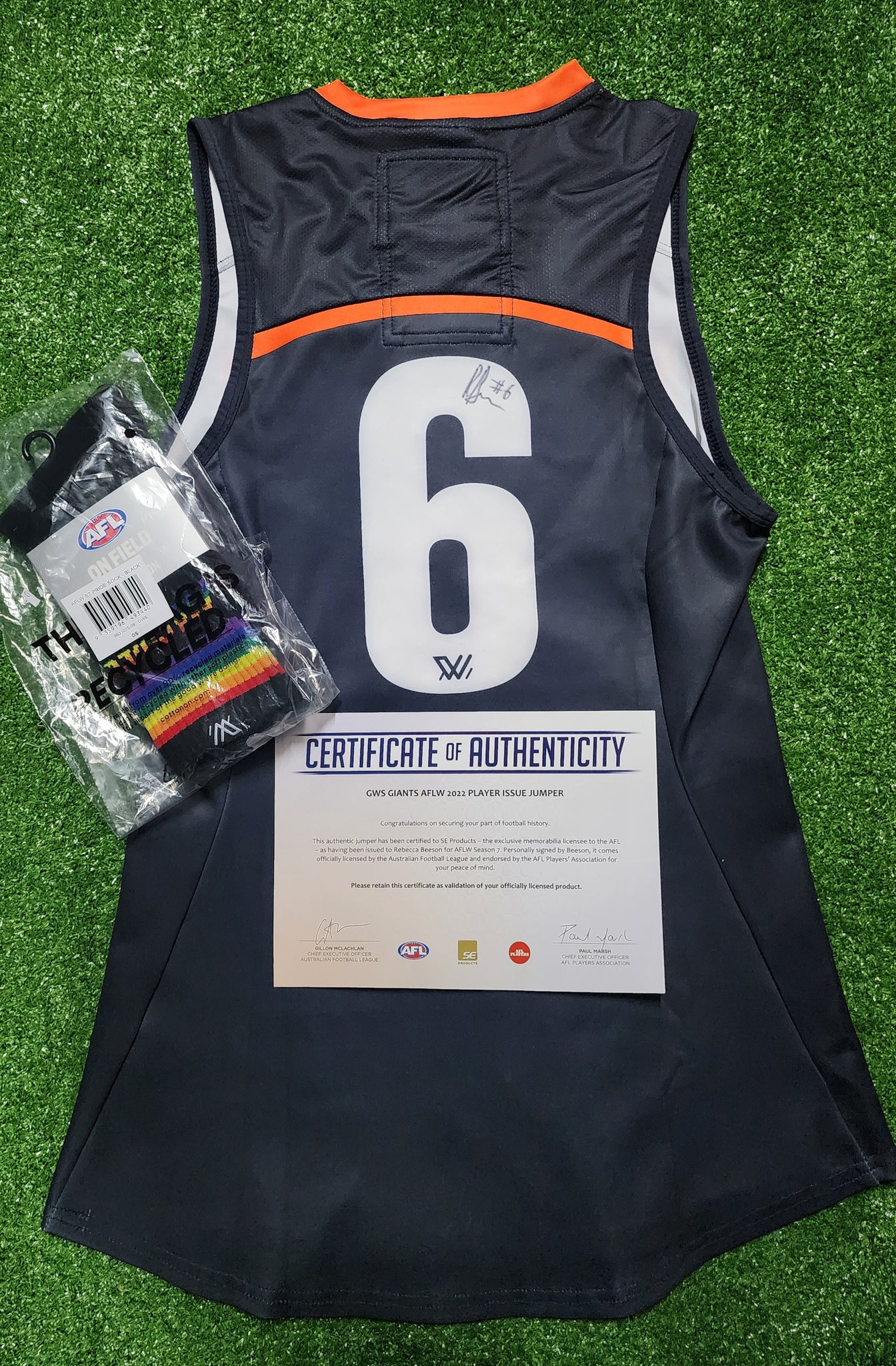 GIANTS 2022 AFLW Replica Pride Guernsey- Adult