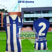 Load image into Gallery viewer, 2018 North Melbourne Kangaroos AFL HOME Player Issue Guernsey
