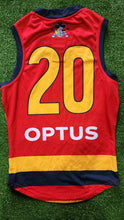 Load image into Gallery viewer, 2021 Adelaide Crows SANFL RED Player Issue Guernsey
