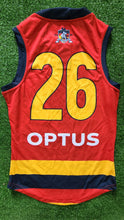 Load image into Gallery viewer, 2021 Adelaide Crows SANFL RED Player Issue Guernsey
