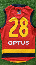 Load image into Gallery viewer, 2021 Adelaide Crows SANFL RED Player Issue Guernsey
