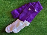 2020 Melbourne Demons AFLW Player Issue Socks - Purple XL 11-14