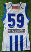 Load image into Gallery viewer, 2018 North Melbourne Kangaroos VFL AWAY Player Issue Guernsey
