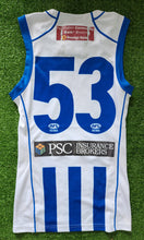 Load image into Gallery viewer, 2018 North Melbourne Kangaroos VFL AWAY Player Issue Guernsey
