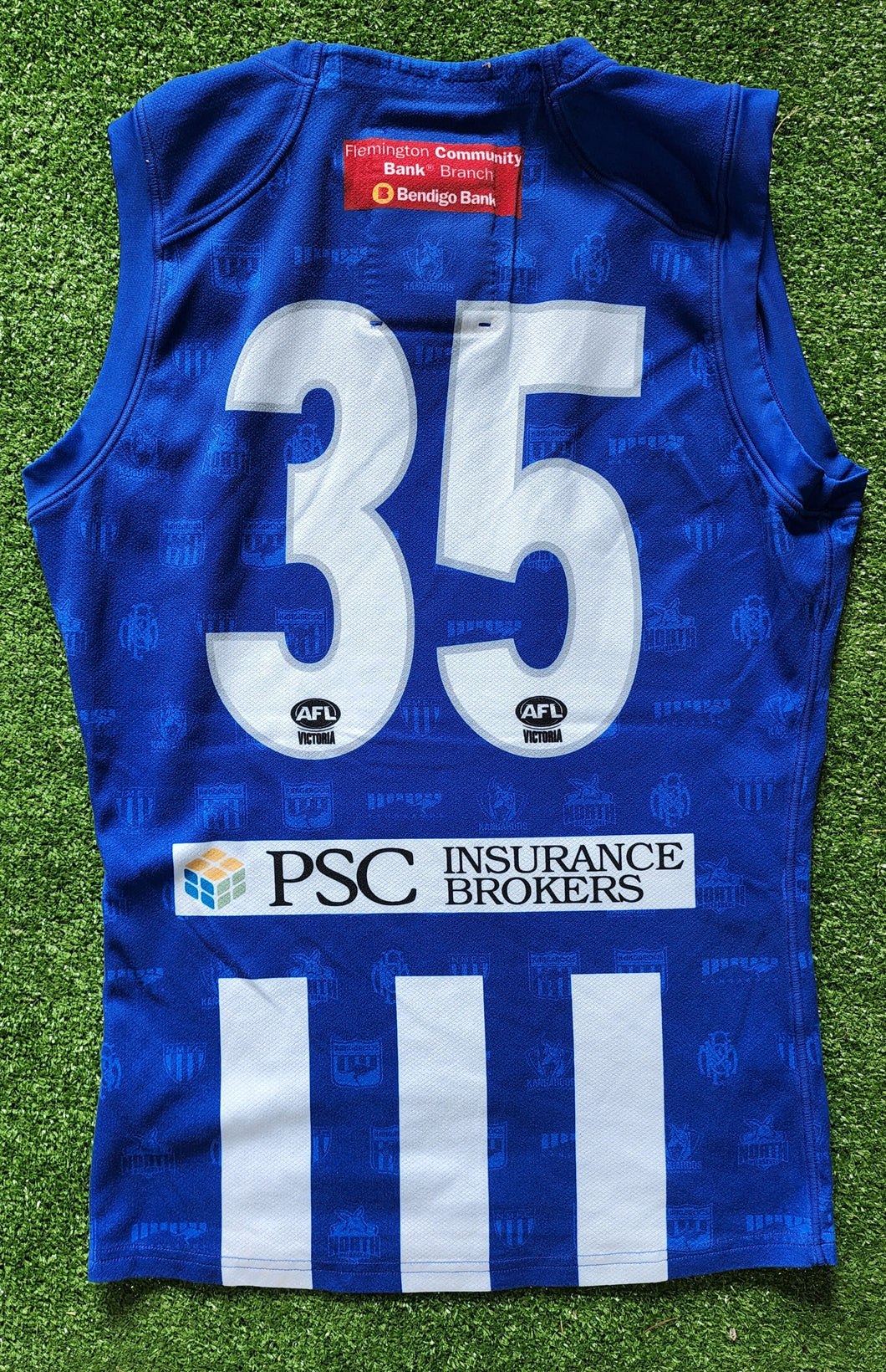 2019 North Melbourne Kangaroos VFL HOME Player Issue Guernsey