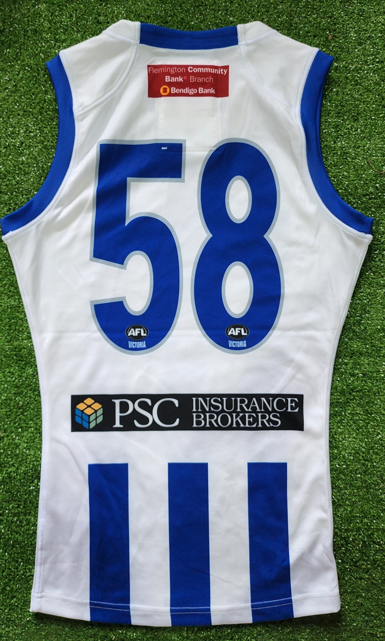 2019 North Melbourne Kangaroos VFL CLASH Player Issue Guernsey