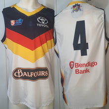 Load image into Gallery viewer, 2019 Adelaide Crows SANFL HOME Player Issue Guernsey - HEAT SEAL Sternum logo
