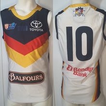 Load image into Gallery viewer, 2019 Adelaide Crows SANFL HOME Player Issue Guernsey - HEAT SEAL Sternum logo
