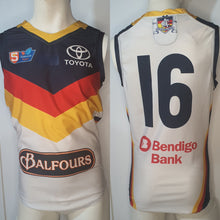 Load image into Gallery viewer, 2019 Adelaide Crows SANFL HOME Player Issue Guernsey - HEAT SEAL Sternum logo
