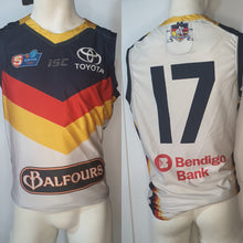 Load image into Gallery viewer, 2019 Adelaide Crows SANFL HOME Player Issue Guernsey - HEAT SEAL Sternum logo
