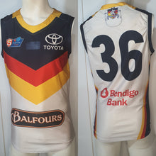 Load image into Gallery viewer, 2019 Adelaide Crows SANFL HOME Player Issue Guernsey - HEAT SEAL Sternum logo
