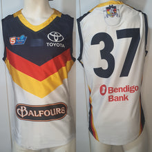 Load image into Gallery viewer, 2019 Adelaide Crows SANFL HOME Player Issue Guernsey - HEAT SEAL Sternum logo
