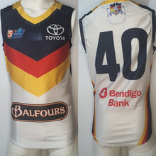 Load image into Gallery viewer, 2019 Adelaide Crows SANFL HOME Player Issue Guernsey - HEAT SEAL Sternum logo
