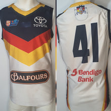 Load image into Gallery viewer, 2019 Adelaide Crows SANFL HOME Player Issue Guernsey - HEAT SEAL Sternum logo
