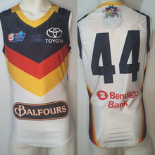 Load image into Gallery viewer, 2019 Adelaide Crows SANFL HOME Player Issue Guernsey - HEAT SEAL Sternum logo
