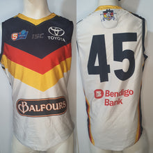 Load image into Gallery viewer, 2019 Adelaide Crows SANFL HOME Player Issue Guernsey - HEAT SEAL Sternum logo
