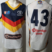 Load image into Gallery viewer, 2019 Adelaide Crows SANFL HOME Player Issue Guernsey - HEAT SEAL Sternum logo
