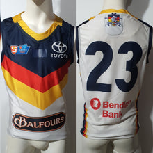 Load image into Gallery viewer, 2019 Adelaide Crows SANFL HOME Player Issue Guernsey - HEAT SEAL Sternum logo
