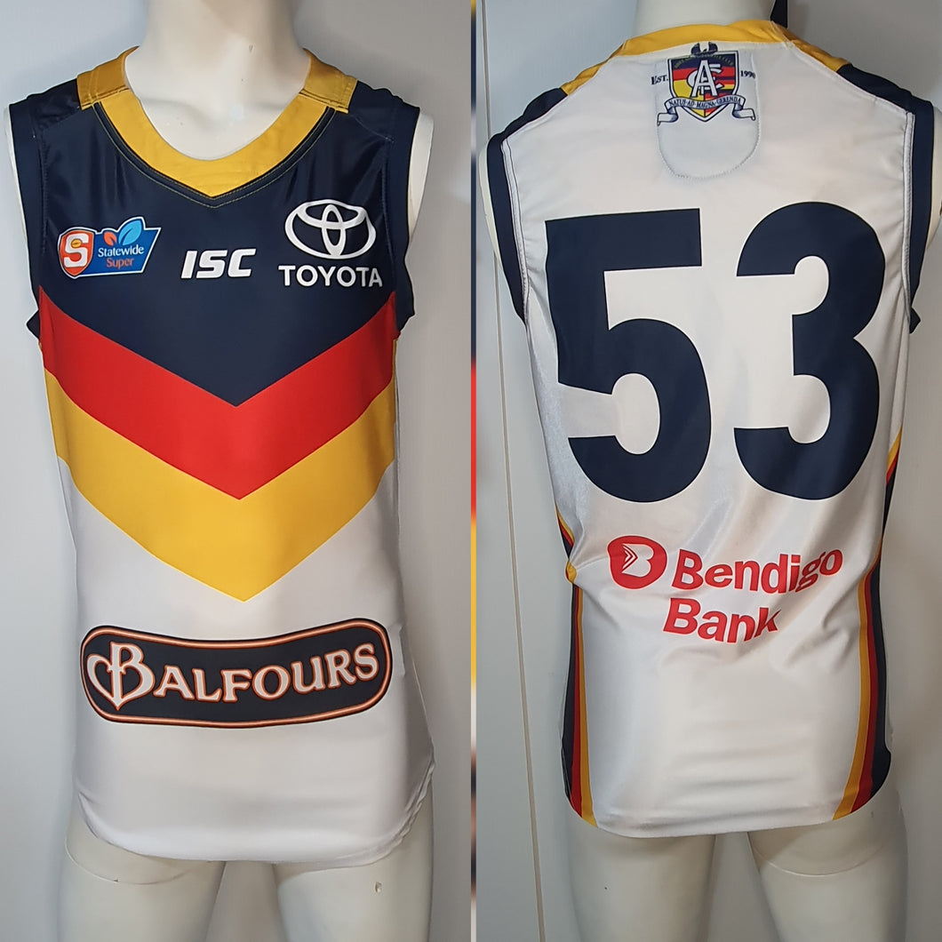 2019 Adelaide Crows SANFL HOME Player Issue Guernsey
