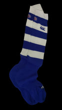 Load image into Gallery viewer, 2020 North Melbourne Kangaroos AFL Player Issue Socks
